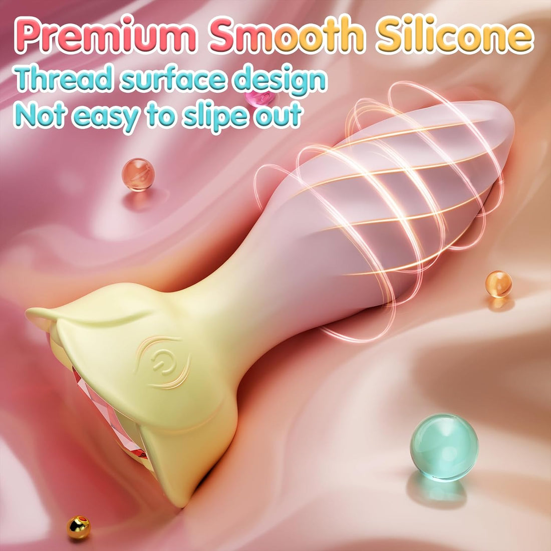 APP & Remote Control Vibrating Anal Plug | 10 Modes | Crystal Diamond Design | Unisex Sex Toy for Women & Men