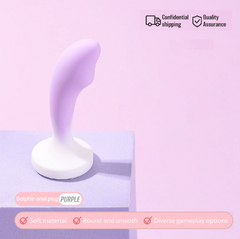 Mini silicone candy color anal plug