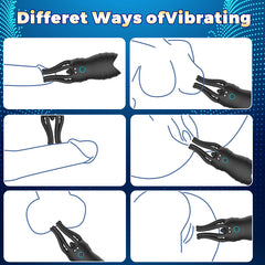 Octopus vibrator for men's glans penis training device