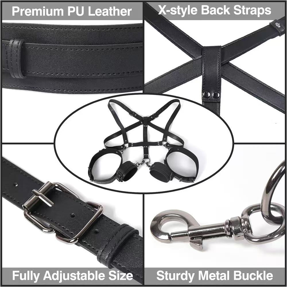 Vibrating Anal Hook & Bondage Restraints Set | BDSM | Seductiva NZ Vibrating Anal Hook & Bondage Restraints Set | BDSM | Seductiva NZ