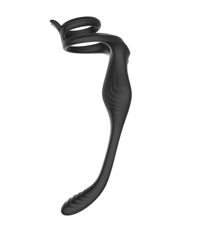 Close-up of vibrating prostate stimulator attachment