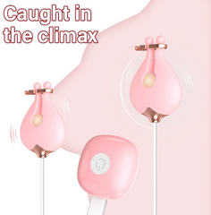 New Breast Massage Female Charging Vibrating Nipple Clip Masturbator Going Out Vibrating Egg Sex Toys