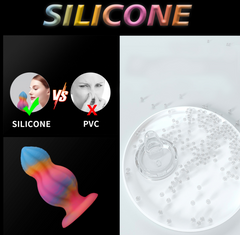 SM New Fluorescent Anal Plug  With Anal Dilation Massage
