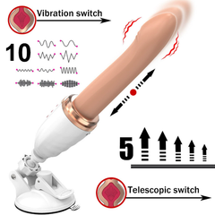 Fully automatic Cannon machine suction cup telescopic vibrator