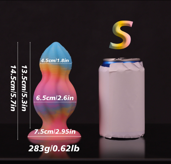 SM New Fluorescent Anal Plug  With Anal Dilation Massage