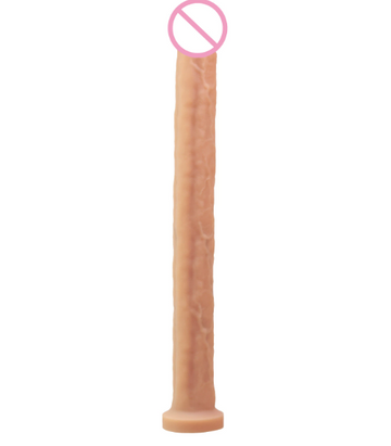 Extra-long silicone Dildos with anal plug
