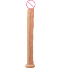Extra-long silicone Dildos with anal plug