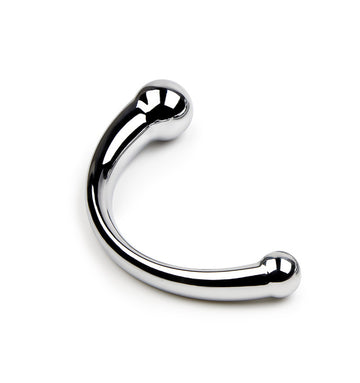 Dual-Ended Metal Anal Plug, Prostate Massager & Anal Dilator, Pleasure Toy for Men & Women