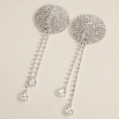 Super flash rhinestone bra chain nipple sticker