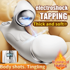 Electric shock heating vibrator