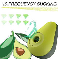 Women's portable suction and vibrator sex toys