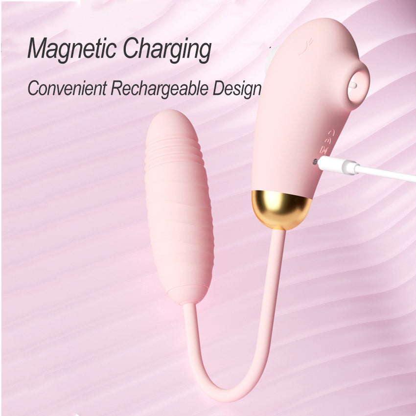 Women's Silicone Suction Vibrator - Multi-Speed Licking & Thrusting Functions, Waterproof Personal Massager for Intimate Comfort, Quiet Motor & Ergonomic Design for Adult Use