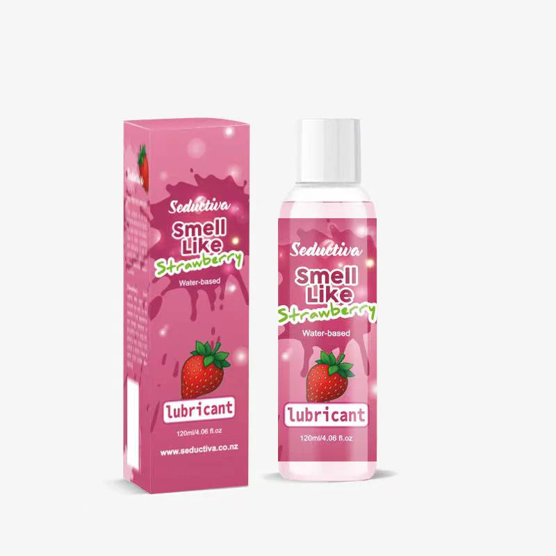 Seductiva “Smell Like Strawberry” water-based lubricant – bottle and box packaging (120ml)