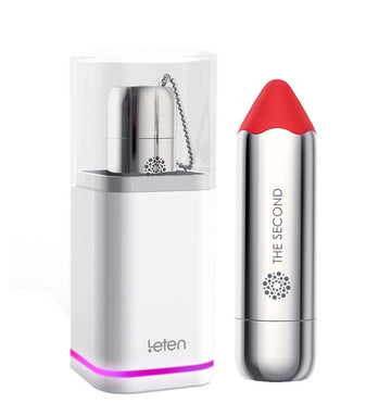 Small Silver Stick Massage Lipstick Vibrator, Fashionable Appearance Personal Massager for Women
