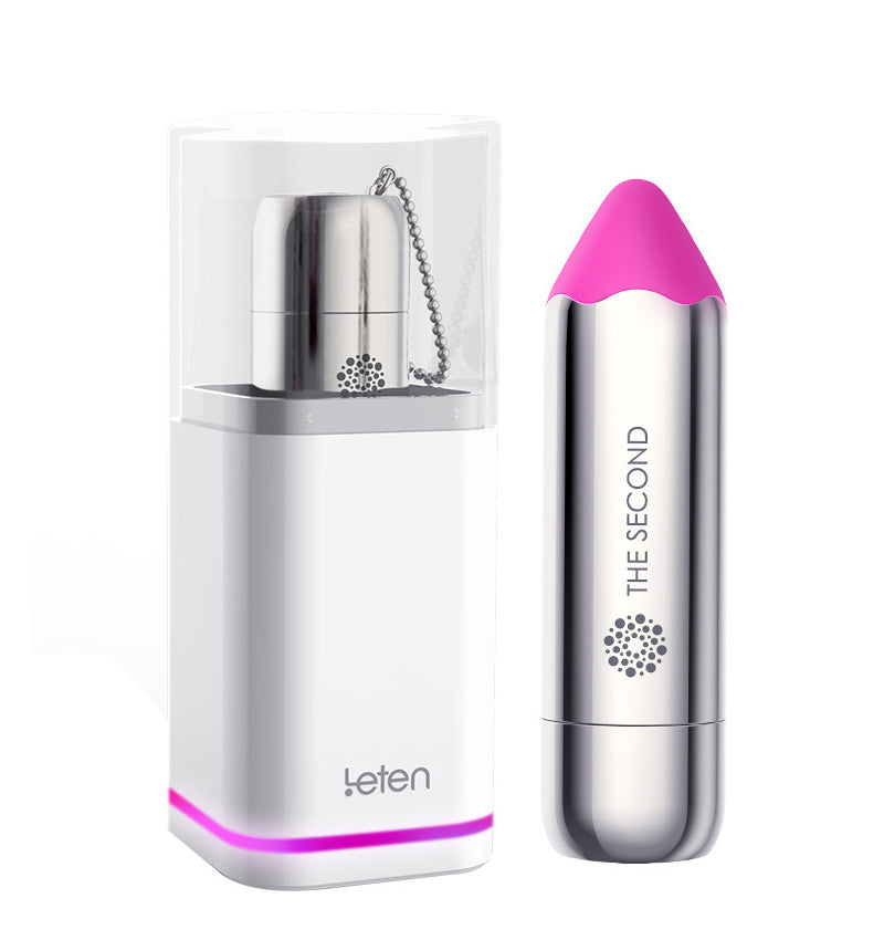 Small Silver Stick Massage Lipstick Vibrator, Fashionable Appearance Personal Massager for Women