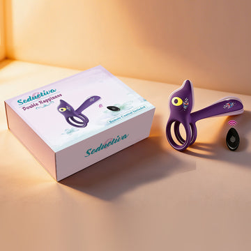 3 in 1 Multifunctional Penis Cock Ring with 10 Vibrating Modes