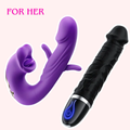Solo Sweetheart Set — Bundle for Her product image with tongue flapping vibrator and vibrating dildo