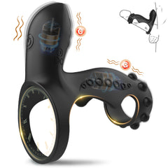 Insertable convex point Vibrating Cock Rings