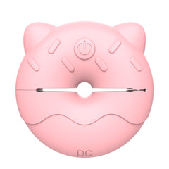 Doughnut nipple clamp G-spot stimulation vibrator