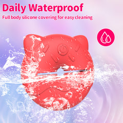 Doughnut nipple clamp G-spot stimulation vibrator