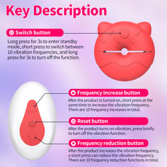 Doughnut nipple clamp G-spot stimulation vibrator
