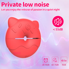 Doughnut nipple clamp G-spot stimulation vibrator