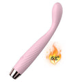 Pink beginner G-spot vibrator displayed with smooth rounded tip