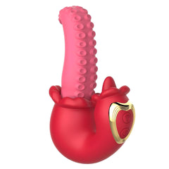 Octopus shaped tongue licking vibrator