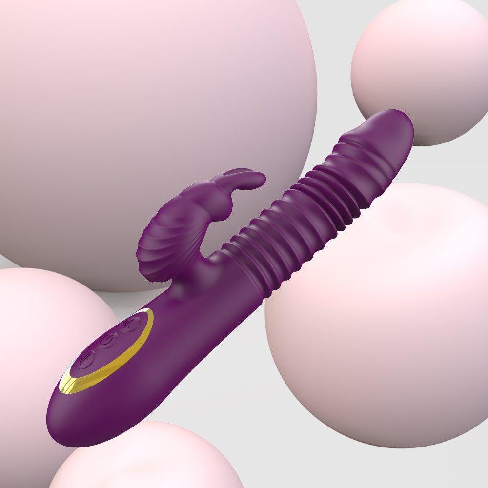 Retractable Rabbit Vibrator - Seductiva