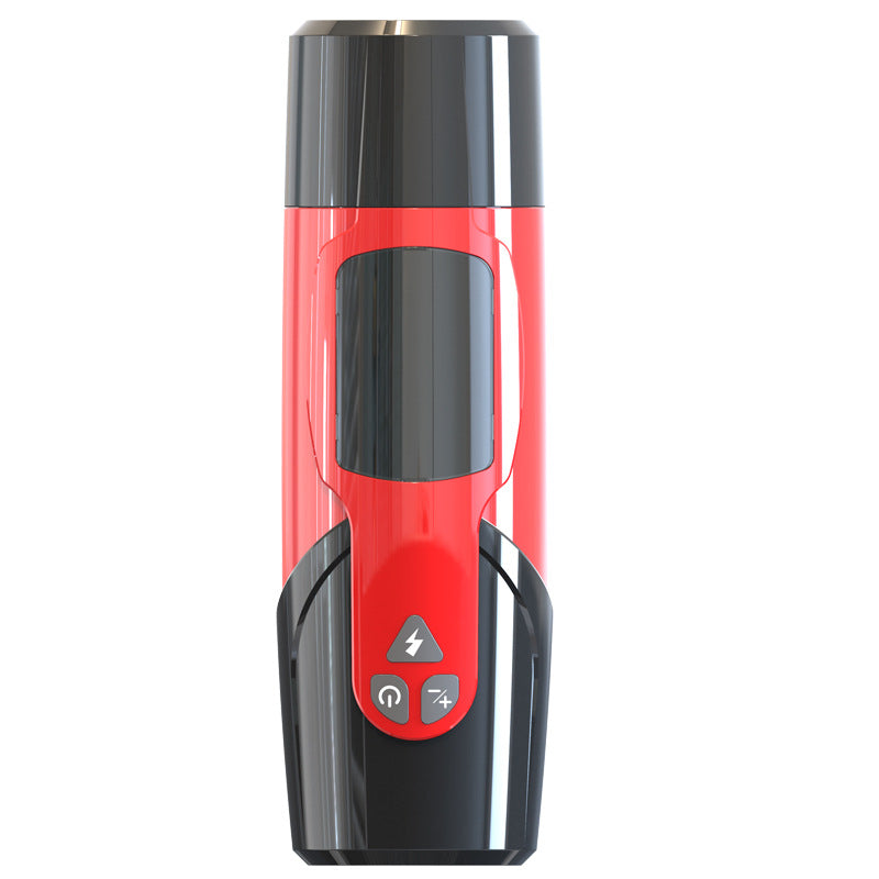 APP-controlled masturbator with detachable sleeve and ergonomic grip