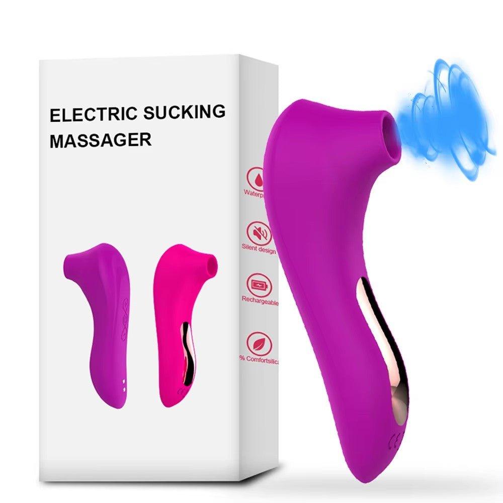Seductiva clitoral suction massager showing compact and lightweight design