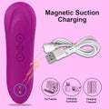 Powerful clitoral suction vibrator showing ergonomic handheld design