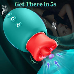 Rose Adult Tool for Couples Sex Toys - 4IN1 Suction Vibrators