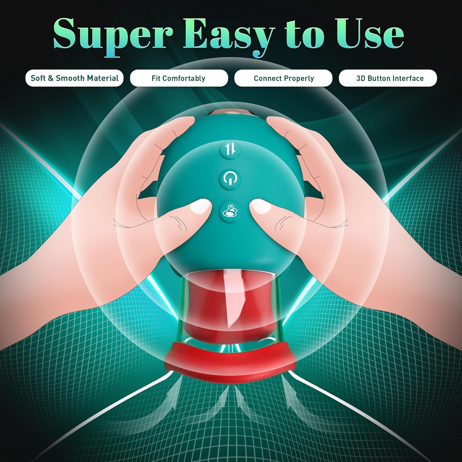 Seductiva rose adult tool for couples with ergonomic silicone body