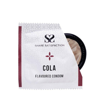 Share Satisfaction Cola Flavoured Condom - Seductiva