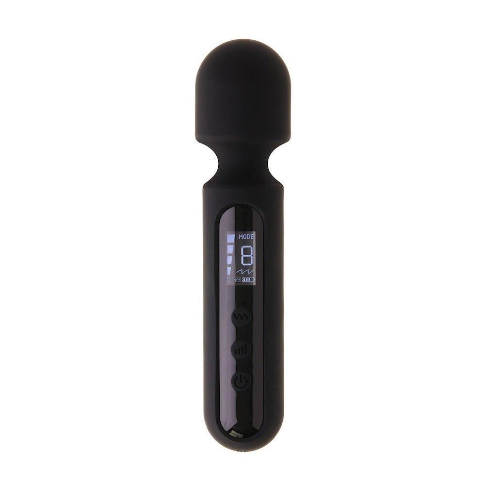Share Satisfaction Ema Mini Digital Wand in black shown in front view