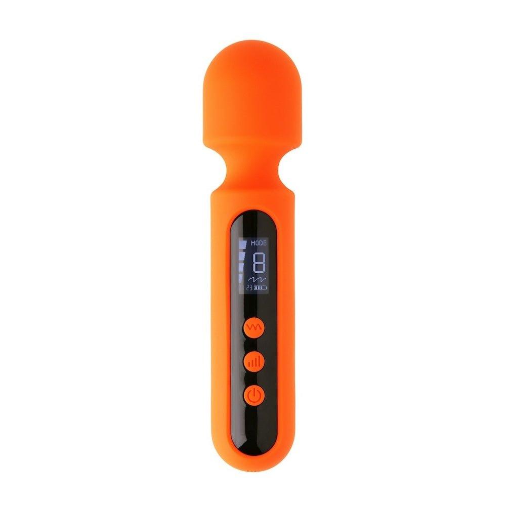 Ema Mini Digital Wand displayed in orange with compact wand design