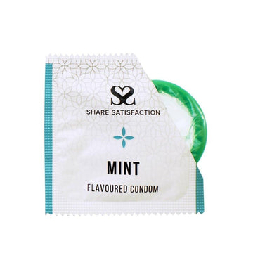 Share Satisfaction Mint Flavoured Condom - Seductiva