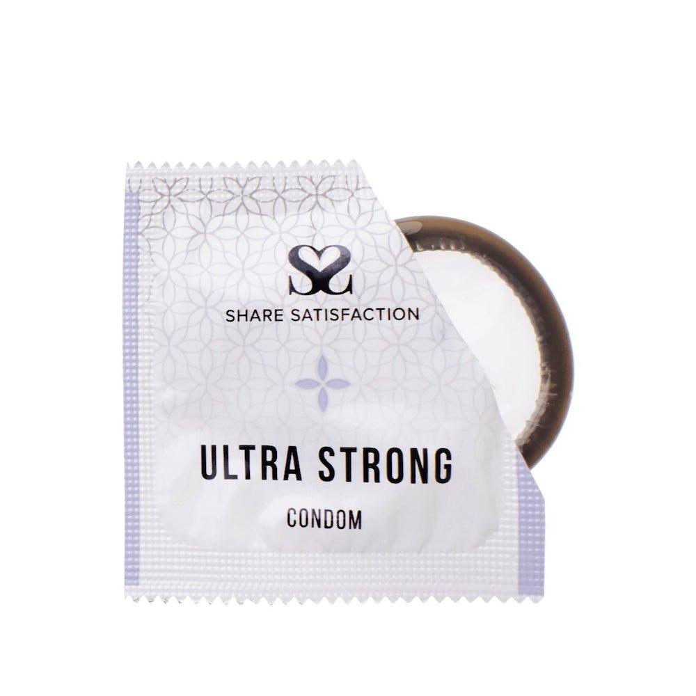 Share Satisfaction Ultra Strong Condom - Seductiva