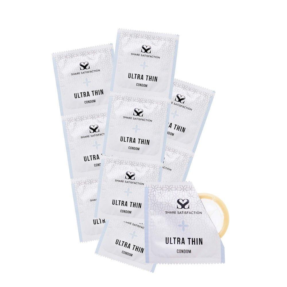 Share Satisfaction Ultra Thin Condom 100pks - Seductiva