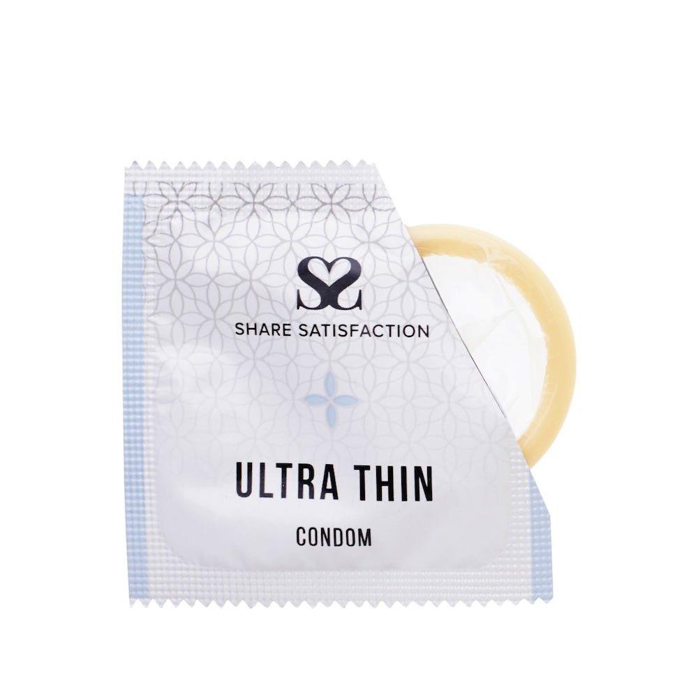 Share Satisfaction Ultra Thin Condom 100pks - Seductiva