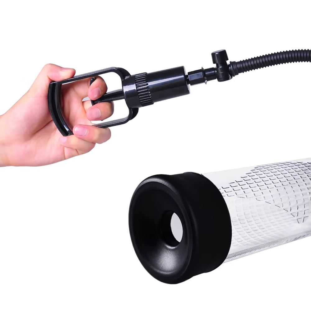 Electric vacuum penis pump for men with ergonomic handheld design