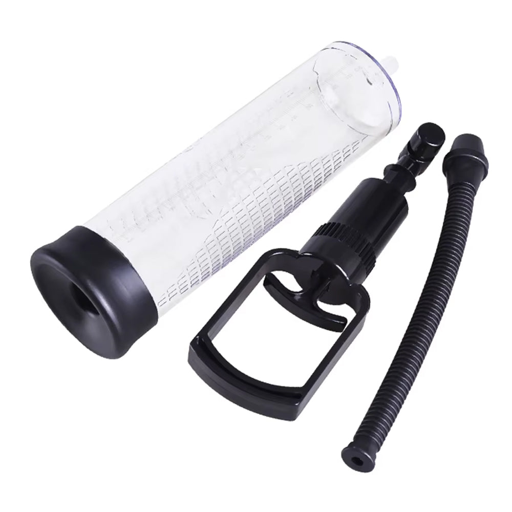 Packaging of Seductiva Men¡¯s Powerup penis pump and included accessories