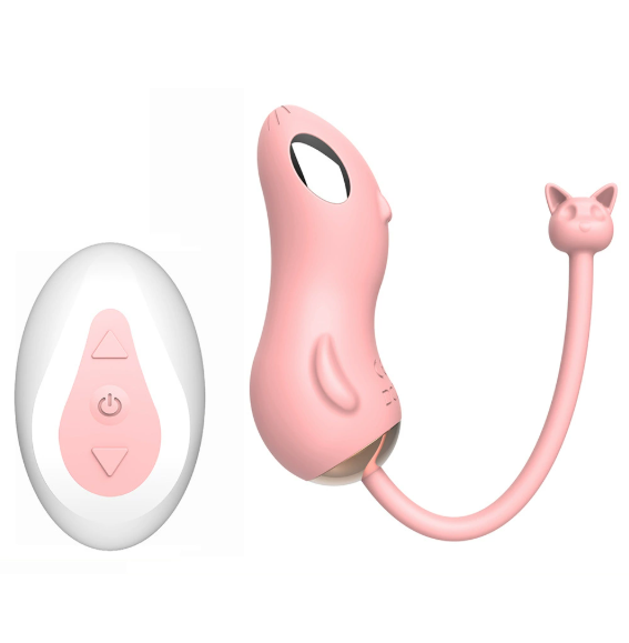 Hamster-shaped Wireless remote control egg-jumping vibrator
