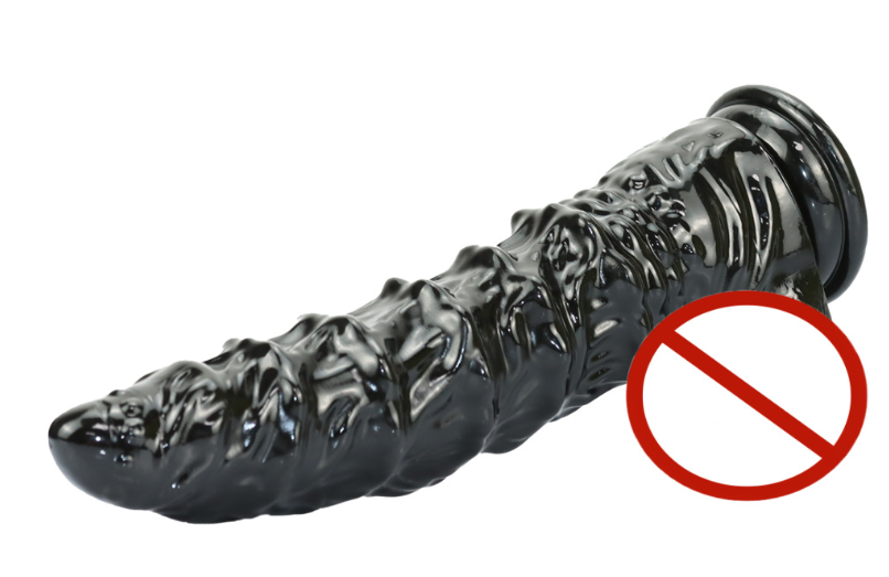 Extra-thick spiral anal plug shown against neutral background