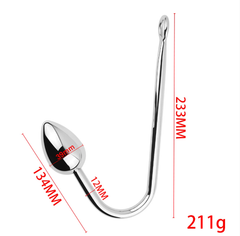 SM Metal hook anal plug
