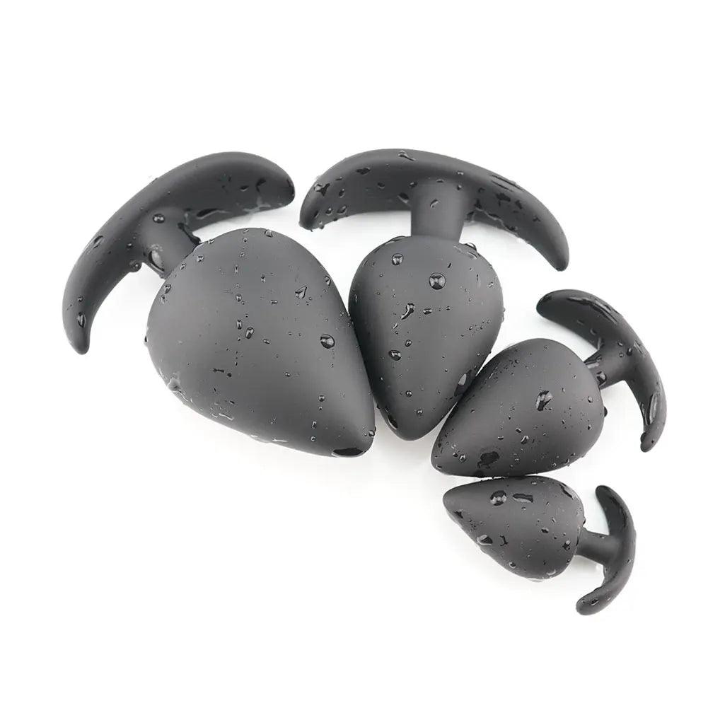 Adult Silicone Butt Plug Anal Plug Unisex Sex Stopper 4 Different Size Adult Toys - Seductiva