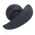 Large silicone anal plug with tapered shape