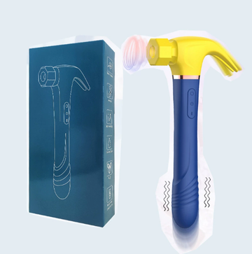 hammer-shaped sucking telescopic vibrator