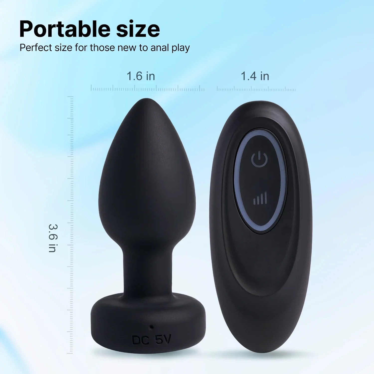 Anal Explorer shown from angled top view highlighting ergonomic contour